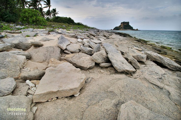 rock pile at Sombrero Island, Burias, Masbate