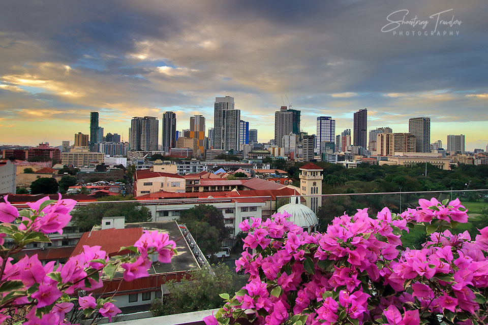 Manila skyline viewed from the Skydeck, Bayleaf Hotel Intramuros